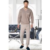 Mecit 2766 Kahverengi Erkek Pijama Takımı