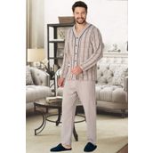 Mecit 2767 Kahverengi Erkek Pijama Takımı