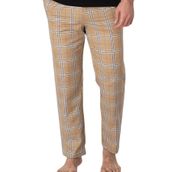 Mecit 3002 Kahve Ekoseli Erkek Tek Alt Pijama