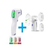 medikaltec Ac-4020 Taşınabilir Mesh Nebulizatör Çok Hafif Süper Sessiz + Ac-9270 Dijital Temassız Ateş Ö