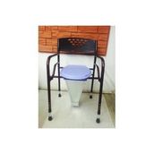 Medikaltec Hasta Wc Sandalye Klozet Direk Wc Tuvalete Seyyar Sandalye Kolay Katlanır 120 Kg Taşıma Kapasiteli