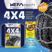 Mefatech 205/65x16 No:10 X Tip Takmatik Kar Zinciri