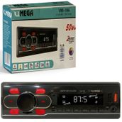 Mega VM-106 4X50 Watt Bluetooth 2xUsb Sd Fm Aux 7 Renk Oto Teyp