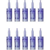 Megaw 10 'lu 42 Pin A6 Dermapen Iğnesi Orijinal Dermapen Iğne Kartuşu Mavi Soketli 8436001987538