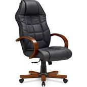 MEHMET YAREN BURO Relax Konfor 2 - Bilgisayar - Ofis - Müdür - Büro - Makam Çalışma Koltuğu Antrasit Renk Ahşap Ayaklı