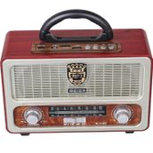 Meier M-111BT Beyaz Nostaljik Retro Radyo
