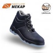 Mekap 072 S1 Ecolux Çelik Burunlu Deri Bot