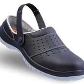 Mekap 210-03 S1 Slipper Siyah Sandalet Iş Güvenlik Ayakkabısı