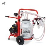 Melasty Ecomini İkili Keçi Süt Sağma Makinesi (Alüminyum Güğüm-Silikon) (Yağlı)