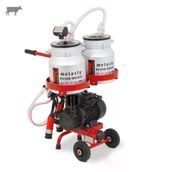 Melasty Micro Tekli İnek Süt Sağma Makinesi (Çift Güğümlü) (Alüminyum-Kauçuk) (Kuru)