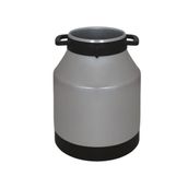 Melasty Süt Sağma Makinesi Alüminyum Süt Güğümü (10 Litre İki Kulp-Tek Saplı Dar Ağız) (Kapak Hariç)