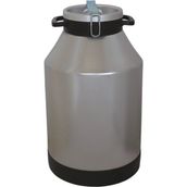 Melasty Süt Sağma Makinesi Alüminyum Süt Güğümü (30 Litre İki Kulplu Kapaklı Dar Ağız)