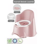 Meleni Baby Comfort Taşınabilir Lazımlık – Çocuk Tuvalet Eğitimi Alıştırma Lazımlığı Pembe