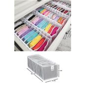 Meleni Home 15 x 43 x 14 cm M 3 Adet 11 Bölmeli Çok Amaçlı Akordiyon Çekmece ve Dolap İçi Düzenleyici