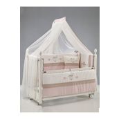 Meltem Smart Kral Sallanır Ahşap Anne Yanı Beşik - 60x120 cm (beyaz-pretty)