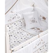 Meltem Smart meltemkids Woody Anne Yanı Ahşap Sallanır ve Asansörlü Beşik Beşik 60x120 cm - Renkli