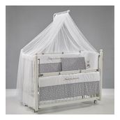 Meltem Smart Mondo Sallanır Ahşap 60x120 cm Beyaz Moon Anne Yanı Beşik