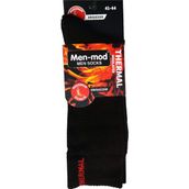Men-mod Erkek 3lü Paket Cotton Havlu Örgü Dikişsiz Burun Siyah Termal Çorap 644003 - 41 - 44