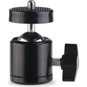 Mena Rise 360° Döner Mafsallı Vida Adaptörü – 1/4" Bağlantı Uyumlu ve Monopod Aksesuarı, Kamera, Akıllı Telefon,, Mikrofon, LED Işık, Video Monitör ile Uyumlu Montaj Parçası - Ahşap