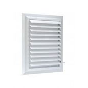 Menfezsan 30 X 30 cm Menfez Alüminyum Yüzeysel Hareketli Banyo Wc Havalandırma Menfez