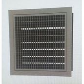Menfezsan 40 x 40 Çift Sıra Kanatlı Zıt Damperli Menfez