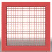 Menfezsan 85X85 cm Alüminyum Kare Petek Menfez