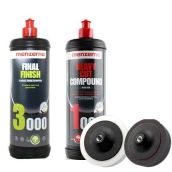 Menzerna 1 Adet Polisaj Süngeri 1000 ml 1000 Pasta 3000 Hare Cila Set