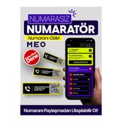 MEO Teknoloji Karekodlu Araç Numaratörü - Araç İçi Park Telefon Numarası - Akıllı Araç Etiketi (Yatay Etiket)