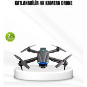 Mercansa Wi-Fi Bağlantılı 4K Drone Katlanabilir ve 360° Takla Özellikli