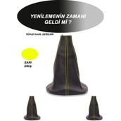 MERCEDES CITAN Uyumlu Araba,Oto,Araç vites körüğü sarı dikiş