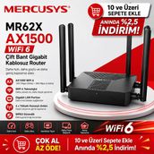 Mercusys MR62X 3 Port 1500 Mbps Router