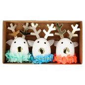 Meri Meri Festive Reindeer Surprise Balls 3'lü Ren Geyiği Sürpriz Topları