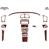 meriç cockpit design Meriç® Mercedes Clk Cabrio Ön Torpido Kaplama Maun 14 Parça 1999-2003