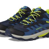 Merrell MOAB SPEED 2 MID WTRPF Unisex Çocuk BOT, NAVY/HI VIZ, 32