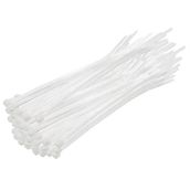 Meşem | Kablo Bağı, 100'LÜ Paket Plastik Kelepçe [3.6 Mm, 150 Mm, Beyaz] - 3.6 mm Kalınlık, 150 mm Uzunluk