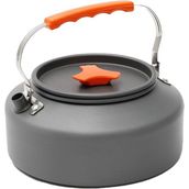 Metal 1600 ml Kulplu Çelik Kamp ve Piknik Çaydanlığı Su Isıtma Demlik CIN939 - Gri