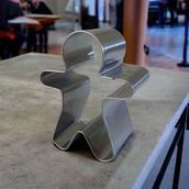 Metal Kurabiye Kopatı | Adam Kurabiye Kalıbı 7 Cm