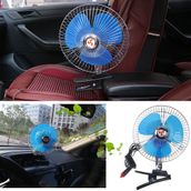 Metal Mandallı Oto Vantilatör Fan Çakmaklık Girişli 24v 8 İnç