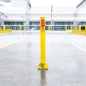 Metal Profil Direk Yatar Kalkar Kilitli Otopark Bariyeri 60cm