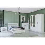 Metalia Gm 902 Kapadokya Aynalı Genç Odası Takımı - Beyaz