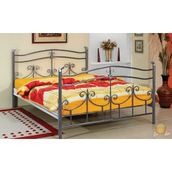 Metalia GM109 Hünkar Gümüş 160x200 cm Çift Kişilik Karyola