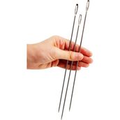 Metler Çuvaldız Düz Iğne 15 cm Çuval Dikme,kalın Kumaş Dikme,koltuk Dikme Çuvaldız 2 Adet