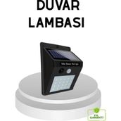 Mey Ithalat® 20 LED Güneş Paneli Aydınlatma – Fotoselli ve Hareket Algılamalı Dış Mekan D - Renkli