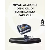 Mey İthalat® Çift Modlu 110Db Alarmlı Disk Kilidi Suya Dayanıklı