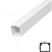 Mey İthalat® Kablo Kanalı 40X25 Mm 2 Metre Yapışkan Bantlı 4 Adet