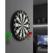Mey İthalat® Kaliteli Ahşap Dart Tahtası 12 İnç 4 Dart Ok Seti