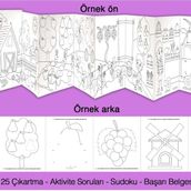 Meyve ve Sebzenin Hikayesi - Aktiviteli Upuzuuun Boyama Kitabım - Asiye Aslı Aslaner