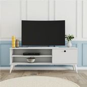 Mezza Retro 1564 120x29 cm Beyaz TV Ünitesi
