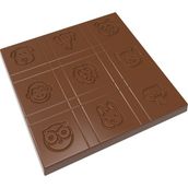 MFS 1092 Şeffaf Figürlü Tablet Çikolata Kalıbı