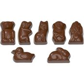 MFS 1152 Şeffaf Karışık Hayvan Figürlü Çikolata Kalıbı